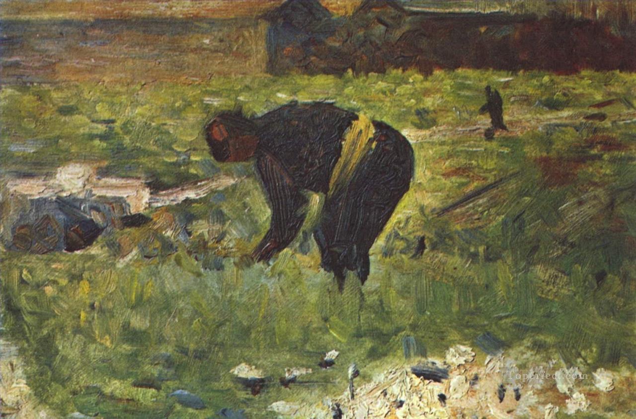 farmer to work 1883 Oil Paintings